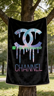 Chanel Throw Blankets